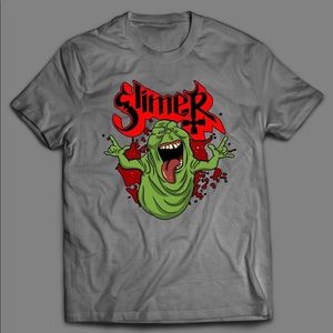 SLIMER GHOST DEATH METAL PARODY QUALITY SHIRT 🔥🔥